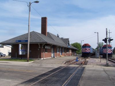 Metra station in McHenry, IL